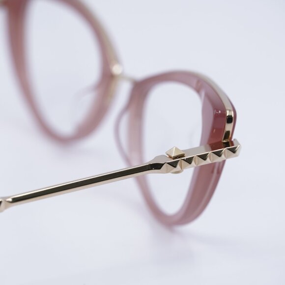 Valentino V-DAYDREAM VLX-123B Eyeglasses Pink/Gold 51mm Cat Eye Frame - Picture 5 of 11